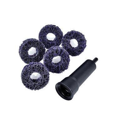 3M Scotch-Brite™ 21758 XO-DR Series Brake Hub Cleaning Disc Kit, Extra Coarse Grade, 20000 rpm, Purple - part 21758