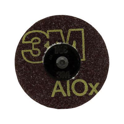 3M 22392 361F Series Coated Grinding Disc, 3 in Dia, 24 Grit, Very Coarse Grade, 20000 rpm, Black - part 22392