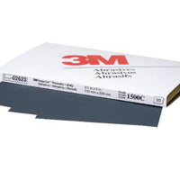 3M™ Wetordry™ Abrasive Sheet, 02623, 1500, heavy duty, 5 1/2 in x 9 in, 50 sheets per carton, 5 cartons per case