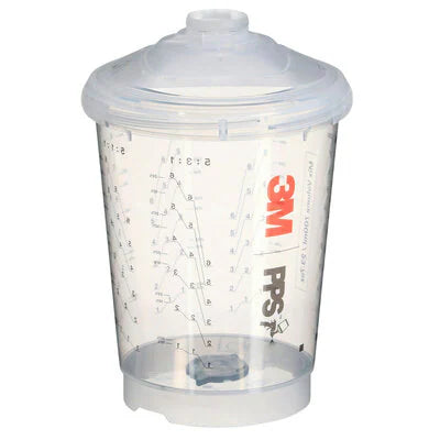 3M™ PPS™ Series 2.0 Vented Spray Cups Kit 26263, Standard (23.7 fl oz, 700 ml), 200 Micron Filter, 1 Kit/Case