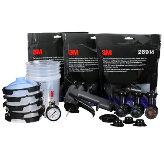 3M™ Performance Fine Finish Spray Gun System 26978, 2/Case