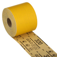 3M™ Stikit™ Gold Sheet Roll 02787, 320, 2-3/4 in x 45 yd (70 mm x 41 m), 10/Case