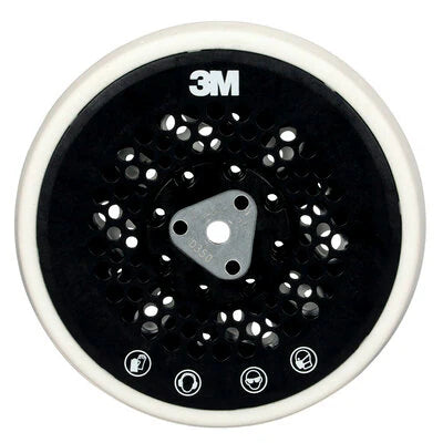 3M™ Hookit™ Clean Sanding Multi-Connection Disc Pad 30062, 6 in (150 mm), 53 Holes, 5/Case