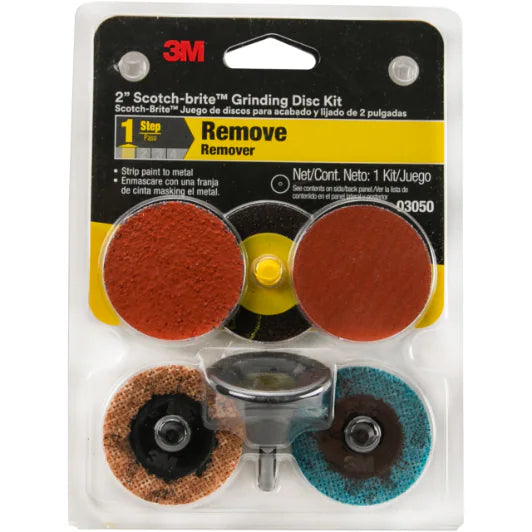 Scotch-Brite™ Grinding Disc Kit, 03050, 2 inch, 6 per case