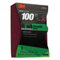3M 03069 Performance Soft Sanding Sponge, 3-3/4 in W x 2-5/8 in L, 1 in THK, 100 Grit, Medium Grade, Red Color - part 3069