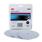 3M 30695 337U Series Hard Abrasive Disc, 6 in Dia, P320 Grit, Hook and Loop, White - part 30695