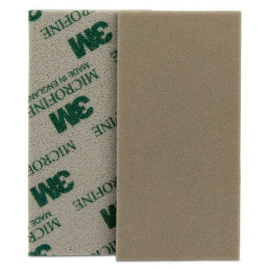 3M 03090 Performance Soft Sanding Sponge, 2-3/4 in W x 5-1/2 in L, 1200 Grit, Ultra Fine Grade, Tan Color - part 3090