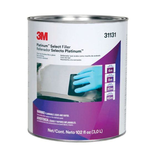3M Platinum™ 31131 Body Filler, 1 gal Can, Lavender, Paste - part 31131