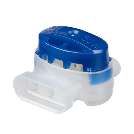 3M™ Scotchlok™ Electrical IDC 314-POUCH, Pigtail, Self-Stripping, Blue, 22-14 AWG, 50 per pouch, 500 /Case