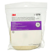 3M™ Perfect-It™ Low Linting Wool Compounding Pad, 33279, 9 in, 6 per case