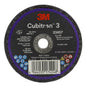 3M™ Cubitron™ 3 Cut-Off Wheel 33457, 75 mm x 1.6 mm x 9.53 mm (3 in x .0625 in x 3/8 in), 5 Each/Pack, 6 Packs/Case