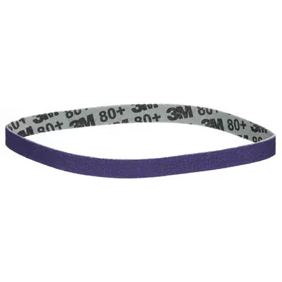 3M™ Cubitron™ 3 Abrasive File Belt 33481, 80+, 3/8 in x 13 in (10 mm x 330 mm), 10 Belts/Carton, 5 Cartons/Case
