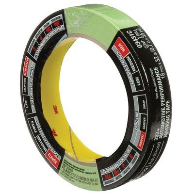 3M 03431 233+ Series Automotive Performance Masking Tape, 32 m x 18 mm, Green - part 3431