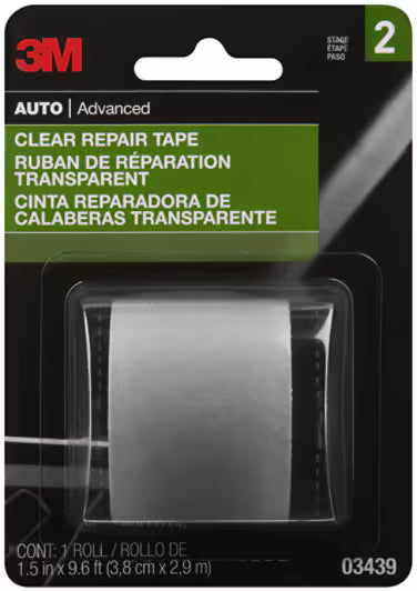 3M™ Clear Repair Tape, 03439, 1-1/2 in x 115 in, 24 per case