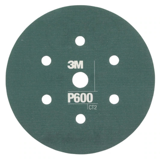 3M™ Hookit™ Flexible Abrasive Disc 270J, 34405, 6 in, Dust Free, P600, 25 disc per carton, 5 cartons per case
