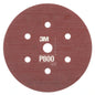 3M™ Hookit™ Flexible Abrasive Disc 270J, 34406, 6 in, Dust Free, P800, 25 disc per carton, 5 cartons per case