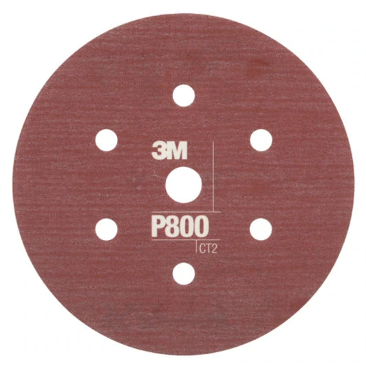 3M Hookit Flexible Abrasive Disc 270J, 6 in, P600 to P1500 Grit, Box of 25