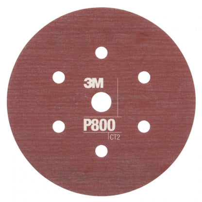3M Hookit Flexible Abrasive Disc 270J, 6 in, P600 to P1500 Grit, Box of 25