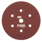 3M™ Hookit™ Flexible Abrasive Disc 270J, 34407, 6 in, Dust Free, P1000, 25 disc per carton, 5 cartons per case