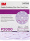 3M™ Hookit™ Finishing Film Disc Dust-Free, 34785, 6 in, 17 Hole, P2000, 50 Discs/Carton, 4 Cartons/Case