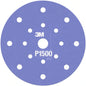 3M™ Hookit™ Flexible Abrasive Disc 270J, 34805, 6 in, Dust Free, P1500, 25 discs per carton, 5 cartons per case