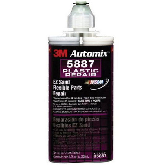 3M Automix™ EZ Sand 35887 2-Part EZ Sand Flexible Parts Repair, 50 mL Cartridge, Paste, Off-White/Black - part 35887