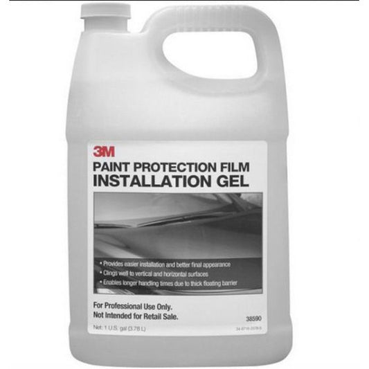 3M 38590 Paint Protection Film Installation Gel, 1 gal Bottle, Colorless, Liquid - part 38590