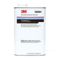 3M 38984 Specialty Adhesive Remover, 1 qt Can, Liquid, Transparent - part 38984