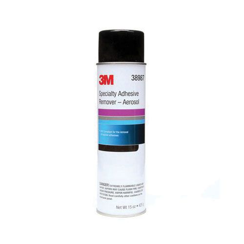 3M 38987 Specialty Adhesive Remover, 15 oz Aerosol Can, Liquid, Transparent - part 38987