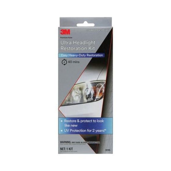 3M Ultra Headlight Restoration Kit 39195, 3/Case - part 39195
