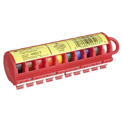 3M™ ScotchCode™ Wire Marker Tape Dispenser with Tape STD-CX, compact design for easy handling, 10/Case