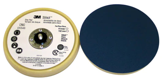 3M™ Stikit™ Low Profile Finishing Disc Pad 05546, 6 in x 11/16 in 5/16-24 External, 10 ea/Case