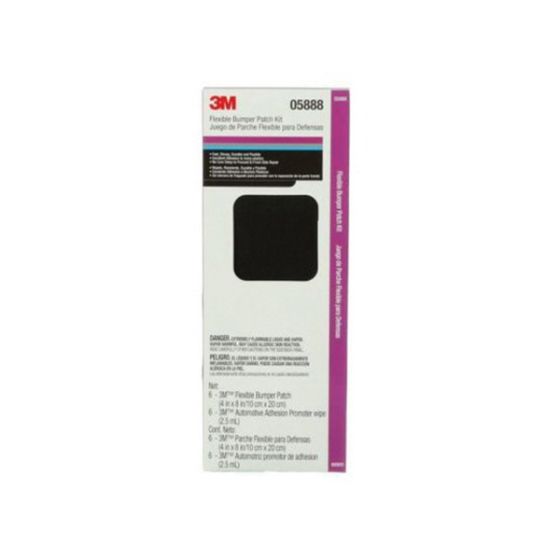 3M Automix™ 05888 Flexible Plastic Patch, 8 x 4 in, TPO Plastic, Black - part 5888