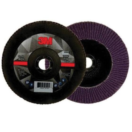 3M Flap Disc 769F, 40+, T27, 7 in x 7/8 in, 5 ea/Case - part 5909