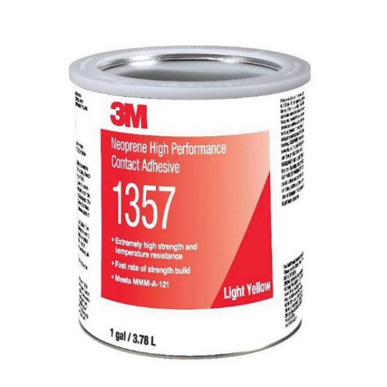 3M Scotch-Weld™ 64963 1357 Series High Performance Contact Adhesive, 5 gal Pail, Liquid, Light Yellow, 30 min Curing - part 64963