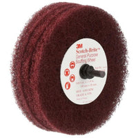 3M Scotch-Brite™ 67430 CF-D4 Series General Purpose Scuffing Wheel, 4 in, Very Fine Grade, Aluminum Oxide - part 67430