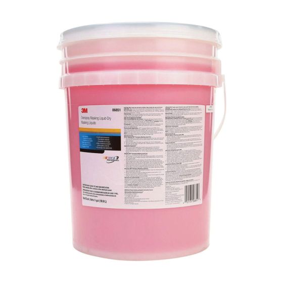 3M 06851 Overspray Masking Liquid-Dry, 5 gal Pail, 32 g/L VOC - part 6851