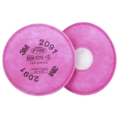 3M™ Particulate Filter 2091/07000(AAD), P100 100 EA/Case