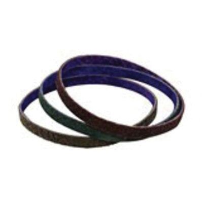 3M Scotch-Brite™ 77255 Non-Woven Durable Flex Belt, 3/8 in W x 13 in L, Fine Grade, Green - part 77255