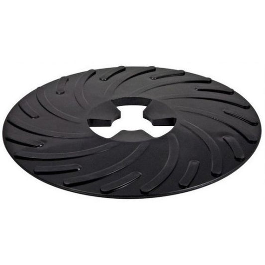 3M 81729 817 Series Retainer Nut Ribbed Disc Pad Face Plate, 9 in Dia, Disc Pad Hub Attachment - part 81729