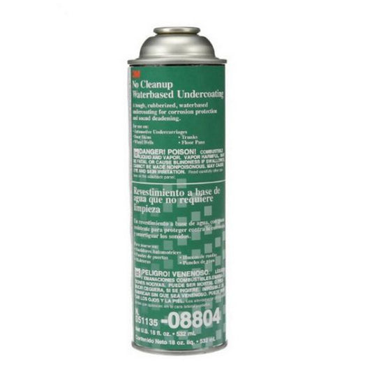 3M 08804 Water Based Undercoating, 22.4 fl-oz Can, Black - part 8804