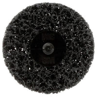 3M Scotch-Brite™ Roloc™ 89498 CR-DH Coating Removal Disc, 3 in Dia, Extra Coarse Grade, TR Attachment, Black - part 89498