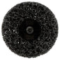 3M Scotch-Brite™ Roloc™ 89498 CR-DH Coating Removal Disc, 3 in Dia, Extra Coarse Grade, TR Attachment, Black - part 89498