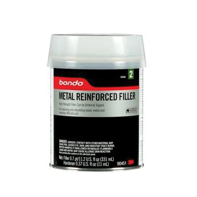 3M Bondo™ 90451 Metal Reinforced Filler, 0.7 pt Can, Green, Paste - part 90451