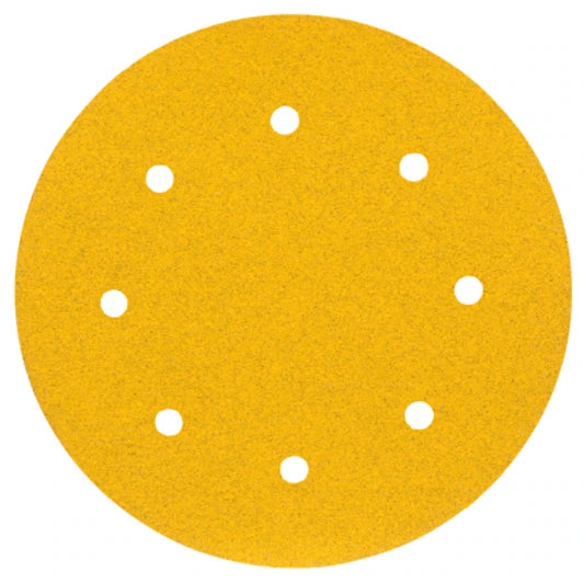 3M™ Stikit™ Gold Abrasive Disc 09358, 80D, 8 in (203 mm), Dust-Free, 100 Discs/Carton, 4 Cartons/Case