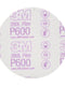 3M 00955 260L Series Abrasive Disc, 5 in Dia, P600 Grit, Hook and Loop, White - part 955