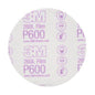 3M 00955 260L Series Abrasive Disc, 5 in Dia, P600 Grit, Hook and Loop, White - part 955
