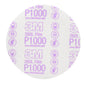3M™ Hookit™ Finishing Film Abrasive Disc 260L 00969, 6 in, P1000, 100/Carton, 4 Cartons/Case