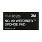 3M Wetordry™ 05526 Sponge Pad, 5-1/2 in L x 2-3/4 in W - part 5526