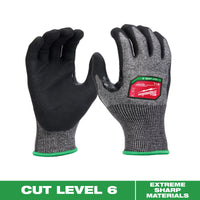 Milwaukee Cut Level 6 High-Dexterity Nitrile Dipped Gloves - XL — 48-73-7003